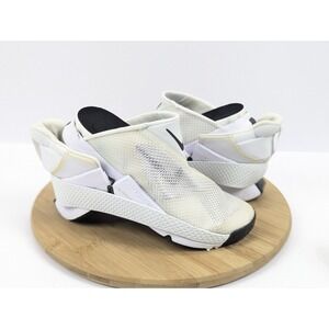 Nike Go FlyEase‎ White Black Hands Free Slip On Sneakers DR5540-107 Womens 6